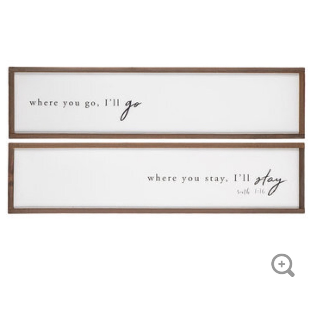 Ruth 1:16 Wall Decor